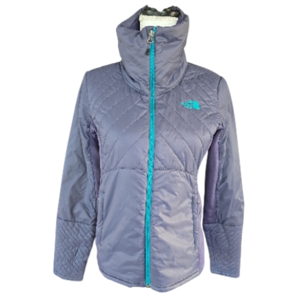 The North Face Women's Quilted Puffer Jacket Size Small in Purple - Picture 2 of 9